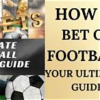 how to place a football bet
